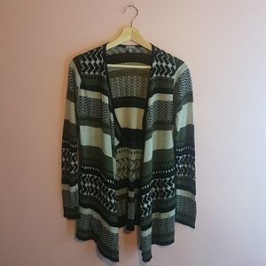 Striped Green Cardigan